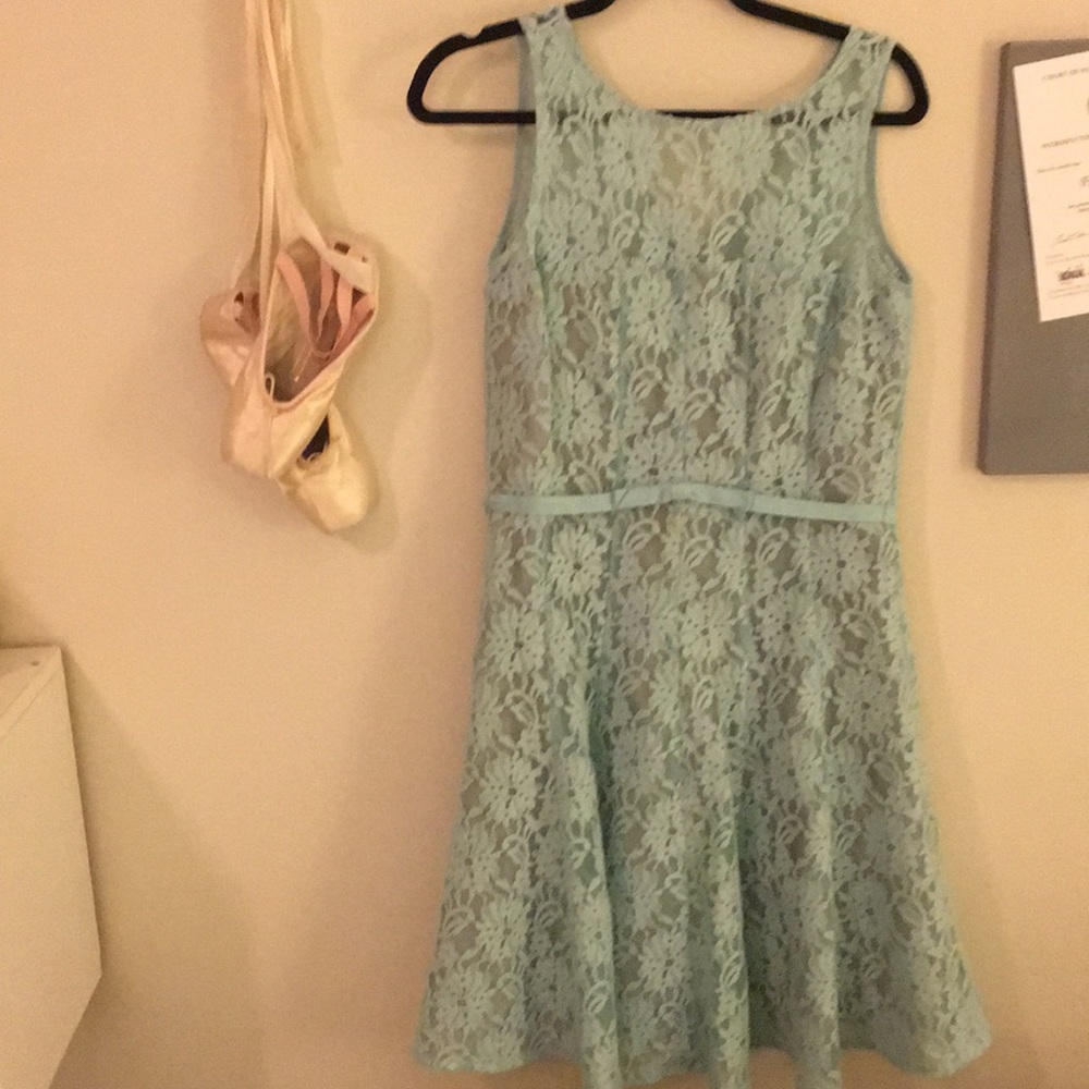 Turquoise dress